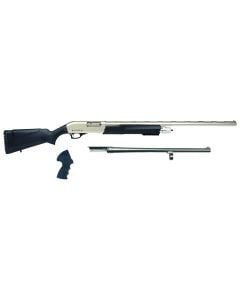 Rock Island Meriva 3-in-1 Combo 12 Gauge 5+1 3" 18.50" Cylinder Bore, 28" Vent Rib Barrels Chrome Rec Black Synthetic Stock Right Hand (Full Size)