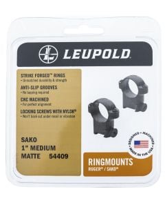 Leupold 54409 RM Scope Ringmounts Sako 1-in Medium Matte