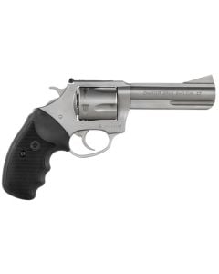 Charter Arms 74442 Bulldog Target 44 S&W Spl Caliber with 4.20" Barrel, 5rd Capacity Cylinder, Overall Matte Stainless Steel Finish, Finger Grooved Black Rubber Grip & Adjustable Sights