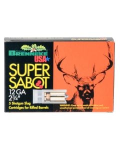 Brenneke SuperSabot 12 Gauge 2.75" 1 1/8 oz Sabot Slug Shot 5 Per Box