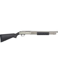Mossberg 50767 590A1 Tactical 12 Gauge 3" 6+1 18.50" Cylinder Bore Barrel Silver Marinecote Rec Black Synthetic Stock Right Hand Includes M-LOK Handguard