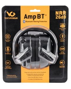 Pyramex  Venture Gear AMP Muff with Bluetooth 26 dB Over the Head 