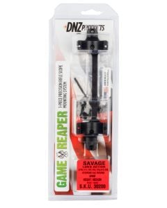 DNZ Game Reaper Scope Mount/Ring Combo For Rifle Savage Round Receiver 212/220/Stevens 30mm Tube Medium Rings 1.05" Mount Height For Long Action Matte Black Aluminum