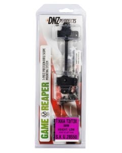 DNZ Game Reaper Scope Mount/Ring Combo Matte Black Tikka T3/T3x 30mm Tube Aluminum Rifle