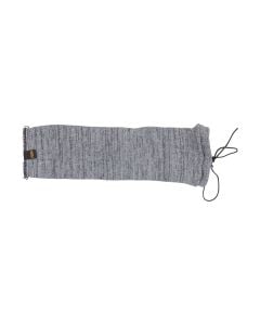 Allen Firearm Sock  made of Knit with Heather Gray, Silicone Treatment & Drawstring Closure for Most Handguns up to 14" Long