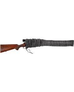 Allen Firearm Sock  made of Knit with Heather Gray Finish, Silicone Treatment & Drawstring Closure for Extra Wide Guns with Large Scopes 52" L