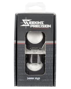 Seekins Precision 0010630006 Scope Ring Set  For Rifle Picatinny Rail High 34mm Tube Matte Black Anodized Aluminum