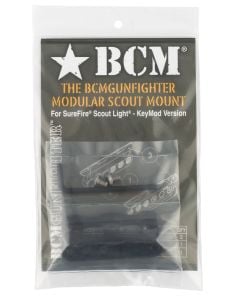 BCM Modular Scout Light Mount Keymod Black Aluminum