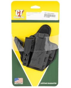 Comp-Tac eV2 Max  Black Kydex Holster w/Leather Backing IWB fits Glock 26 Gen1-5 RH