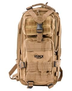 Rukx Gear Tactical 1 Day Water Resistant Tan 600D Polyester 