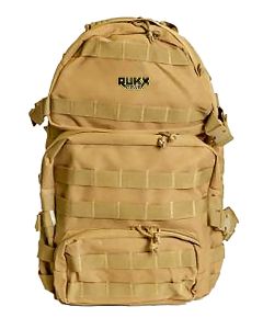 Rukx Gear Tactical 3 Day Water Resistant Tan 600D Polyester 