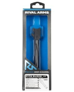 Rival Arms Precision V1 Drop-In Barrel 9mm Luger Black PVD Finish 416R Stainless Steel Material for Glock 17 Gen5
