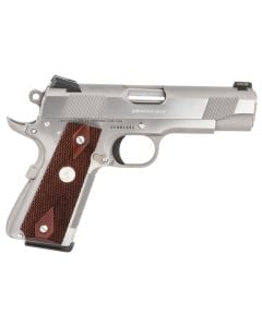 Colt Mfg Combat Elite Commander 45 ACP Pistol 4.25" Stainless/Double Diamond Checkered Wood Grip O4012XSZ