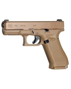 Glock G19X Crossover 9mm Luger 4.02" 17+1/19+1 Bronze Polymer Frame Coyote nPVD Slide NS PX1950701