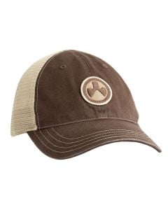Magpul Icon Patch Trucker Hat Brown/Khaki Adjustable Snapback OSFA Unstructured