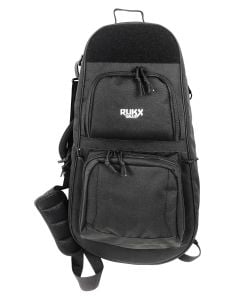 Rukx Gear Discrete AR-Pistol Backpack Water Resistant Black 600D Polyester with Elastic Keeper Strap Ends & Detachable Buckles 13.70" x 4.70" x 25.50" Exterior Dimensions