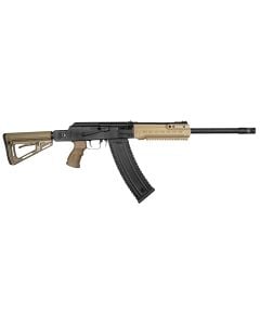 Kalashnikov USA KS12TSFFDE KS-12TSF  12 Gauge 3" 18.25" 10+1 Black Metal Finish, Flat Dark Earth 6 Position Side Folding Collapsible Stock