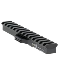 AimShot M-LOK Adapter  Picatinny Rail 5.50" Black Hardcoat Anodized Aluminum Quick Release