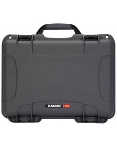 Nanuk 910 Glock Compatible 2 Up Pistol Case Graphite Resin with Closed-Cell Foam Padding 13.20" L x 9.20" W x 4.10" H Interior Dimensions