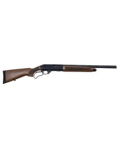 Landor Arms TX 801  Lever Action 12 Gauge with 21.50" Barrel, 3" Chamber, 4+1 Capacity, Blued Metal Finish & Wood Stock Right Hand (Full Size)