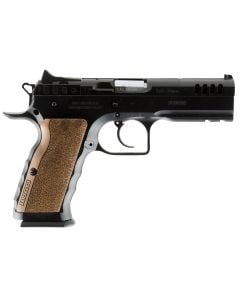 Tanfoglio Defiant Stock I 10mm Auto Pistol 4.50" Black TFSTOCKI10