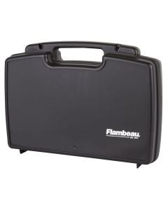 Flambeau Safe Shot Pistol Case made of Polymer with Black Finish, Egg Crate Foam Padding, Integrated Handle & TSA/Airline Approved 16.50" L x 9.50" W x 3.50" D Interior Dimensions