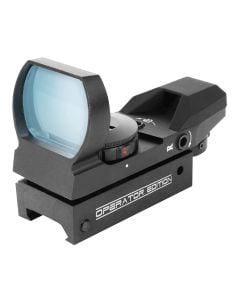 Aim Sports Reflex Operator Edition Black Anodized 1x34mm Dual Illuminated (Green/Red) Multi Reticle