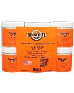 Tannerite 14BR 1/4 Pound Target  Impact Enhancement Explosion White Vapor Rifle Firearm 0.25 lb 4 Targets