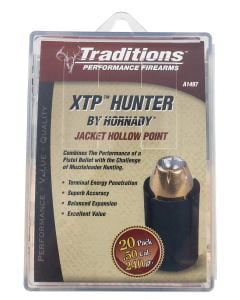 Traditions XTP Hunter Muzzleloader Bullets 50 Cal Jacketed Hollow Point (JHP) 240 gr 20