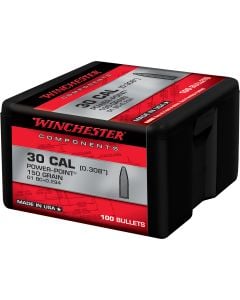 Winchester Ammo  Centerfire Rifle Reloading 30 Cal .308 150 gr Power-Point (PP) 100 Per Box