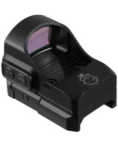 Tru-Tec Micro Black Hardcoat Anodized 1x 23x17mm 3 MOA Illuminated Red Dot Reticle Features RMR Compatible