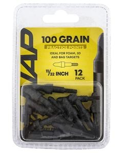 NAP 3D Practice Points Field Tips Fixed 100 grain - 12/Pack