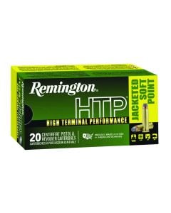 Remington RTP41MG1A HTP Pistol Ammo 41 Rem Mag, JSP, 210 Gr, 20 Rnd