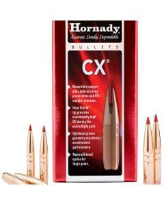 Hornady CX  6.5mm 130 gr Copper Solid 50 Per Box