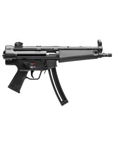 HK MP5 .22LR 8.50" 10+1 Blowback Operation Adj Rear Drum Sight Polymer Grip Rear Cap Sling Swivel No Stock Black 81000471 