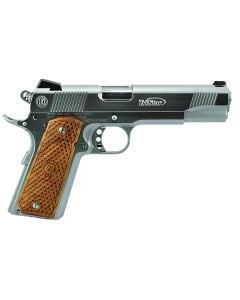 TriStar American Classic II 1911 9mm Luger Caliber with 5" Barrel, 9+1 Capacity, Overall Chrome Finish Steel