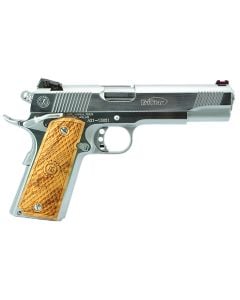 TriStar American Classic Trophy 1911 45 ACP Caliber with 5" Barrel, 8+1 Capacity, Overall Chrome Finish Steel, Beavertail Frame