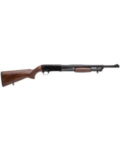 Rock Island T1897  12 Gauge 18.50" 5+1 3" Black Shiny Rec/Smooth Bore Barrel Fixed Walnut Stock Right Hand (Full Size) Includes Sling