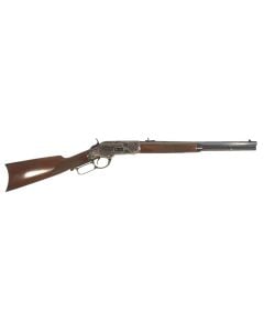 Cimarron 1873 Saddle Rifle 45 Colt (LC) 10+1 Rd 18" Blued Barrel Walnut Stock CA2011G35 