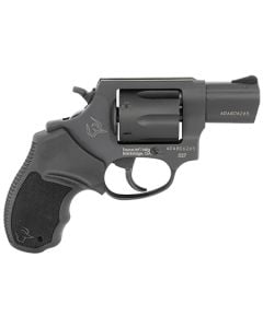 Taurus 2-32721 327  SA/DA 327 Federal Mag Caliber with 2" Barrel, 6rd Capacity Cylinder, Overall Matte Black Finish Carbon Steel & Finger Grooved Black Rubber Grip