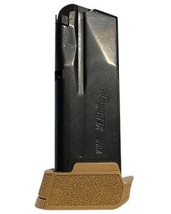 Sig Sauer Magazine For Sig P365/P365XL/P365X 9mm Black Steel Coyote Brown Baseplate Two Baseplates MAG365912COY