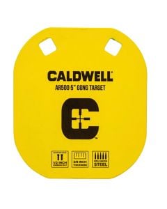 Caldwell Gong  5" Yellow AR500 Steel 0.38" Thick Hanging