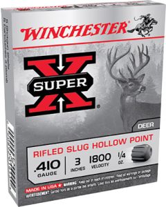 Winchester Super-X .410 ga. 3 in. 1800 FPS .25 oz. Slug Rifled Slug
