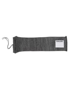 Allen Firearm Sock  made of Gray Silicone-Treated Knit with Custom ID Labeling Holds Handguns 14" L x 3.75" W Interior Dimensions