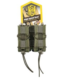 High Speed Gear TACO Mag Pouch Double OD Green & MOLLE Mount Type Pistol 