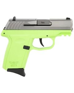 SCCY Industries CPX-2 Gen3 9mm Luger Caliber with 3.10" Barrel, 10+1 Capacity, Lime Green Finish