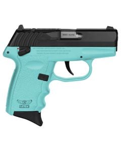 SCCY CPX-4 RD .380ACP 10+1 2.96" Stainless Barrel/Slide Polymer Grip G43-Style Sights Optic Ready Blue/Black DAO CPX-4CBSBRDR