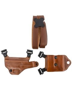 Galco Miami Classic II Shoulder System Tan Leather Springfield Hellcat Pro LH