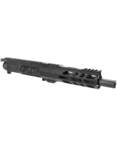 TacFire Pistol Upper Assembly 9mm Luger Caliber with 7" Receiver Black fits AR-Platform BU9MM7