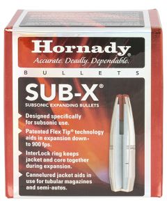 Hornady Sub-X  30/308 Cal 175 gr Subsonic-eXpanding 100 Per Box